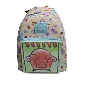 Loungefly Nickelodeon Blue’s Clues Thinking Chair Mini Backpack NWT